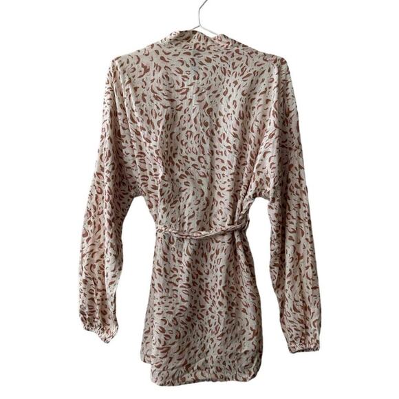 Cotton On Leopard Beach Cover Up Robe size XS/S - Picture 2 of 7